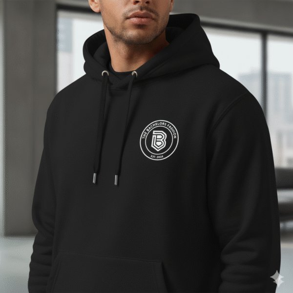 MENS BLACK HOODIE