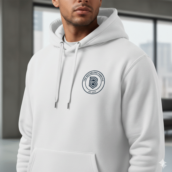 MENS WHITE HOODIE